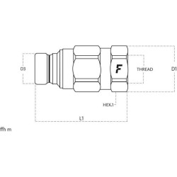 Coupleur FASTER FFH0834SAEM