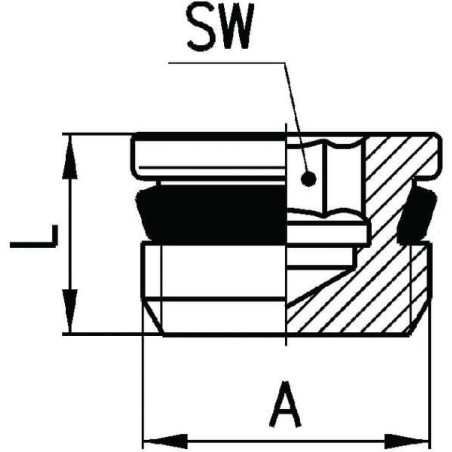 Spina CAMOZZI S261014