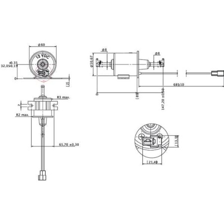 Bomba combustible UNIVERSEL HEP02AKR