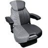 Tailored seat cover fabric black designed for Activo