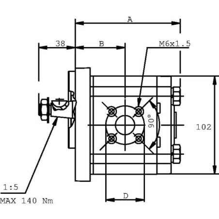 Pompe hydraulique CASAPPA PLP2014D054B2