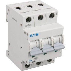 Miniature circuit-br.16A.3P,C EATON 16A PLS6C163