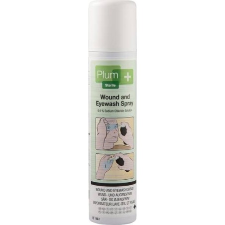 Spray pour rinçage des yeux et des plaies PLUM PLUM4554