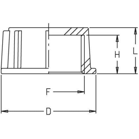 Tapón ciego 1 1/4" Hembra GEOLINE 8044301